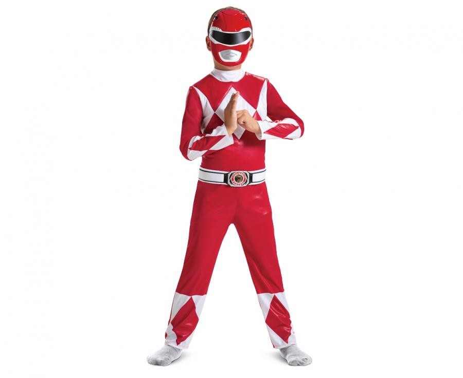 Power Rangers sarkanais kostīms 4-6 gadi