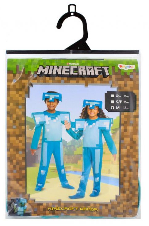 Minecraft bruņu kostīms 4-6 gadi