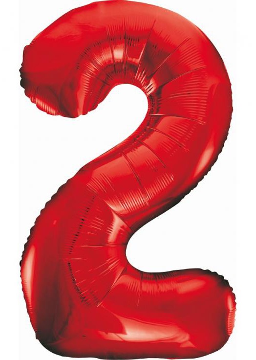Folijas balons "Cipars 2", 85 cm