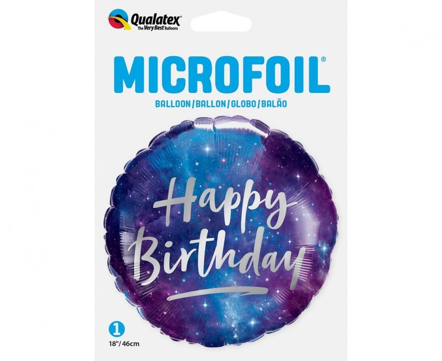 Folijas balons "Daudz laimes dzimšanas dienā" 46 cm