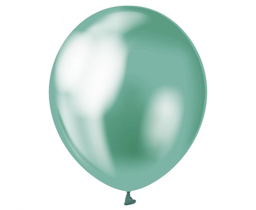 Platīna zaļa krāsa, zaļi baloni, 7 gab. 12 collas (30 cm)