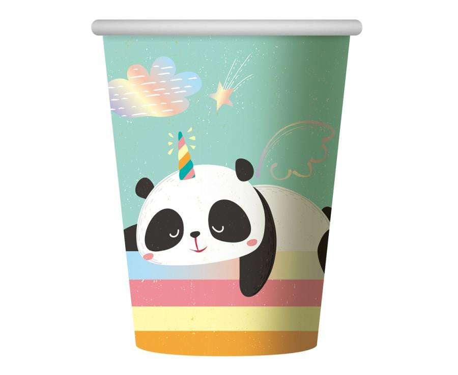 Panda Dreamy papīra krūzītes 6 gab. 266 ml