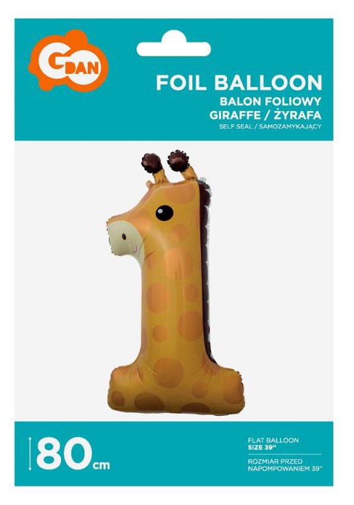 Folijas balons "Žirafe" 80 cm
