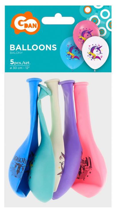 Vienradža burvestības baloni, 5 gab. 12 collas (30 cm)