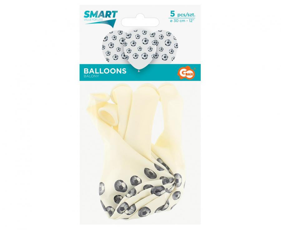 Futbola balons Futbola balons, 5 gab. 12 collas (30 cm)