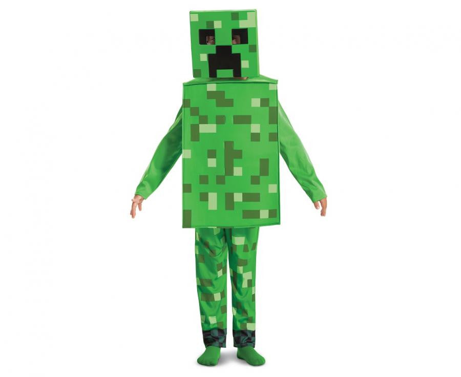 Minecraft Creeper kostīms (10-12 gadi)