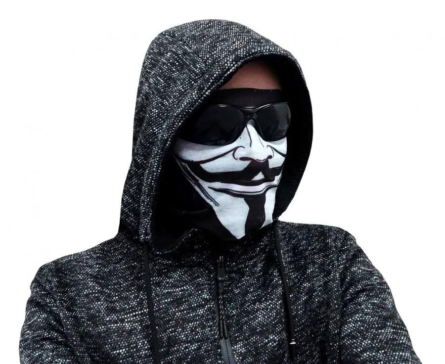 Helovīna protests, anonīma maska