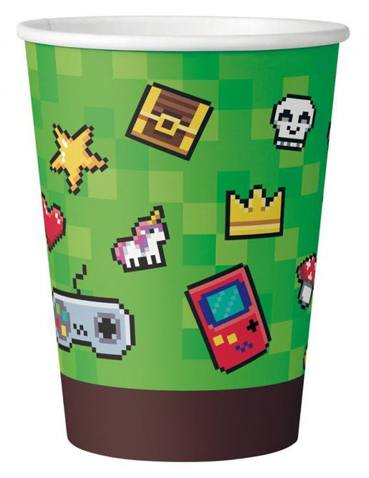 Gamer Game papīra krūzīšu komplekts, 6 gab., 200 ml