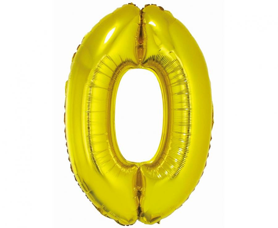 Folijas balons "Cipars 0", 76 cm