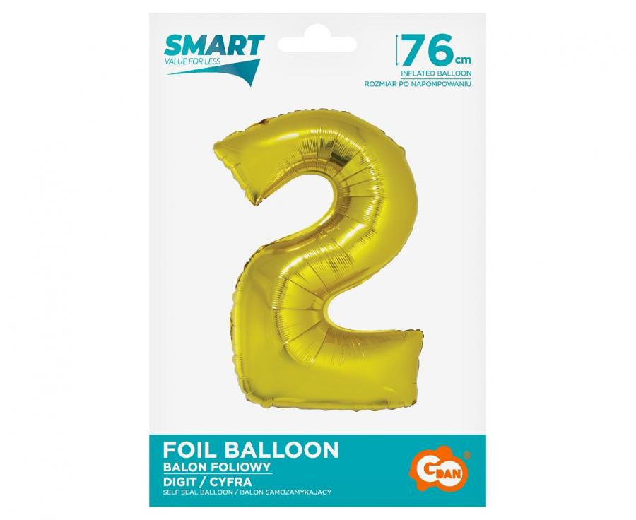 Folijas balons "Cipars 2", 76 cm