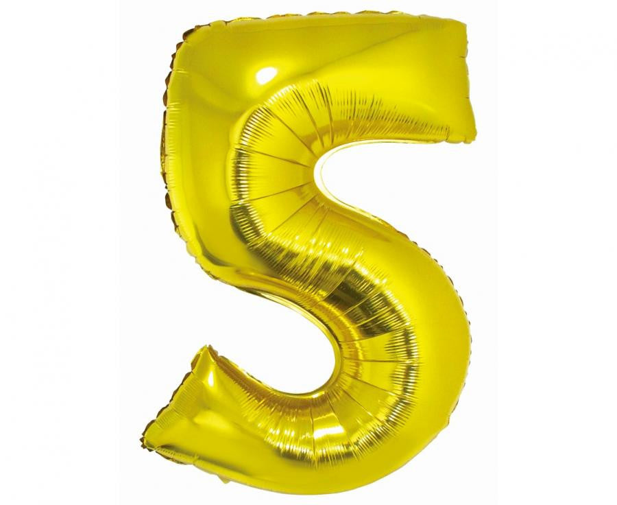 Folijas balons "Cipars 5", 76 cm