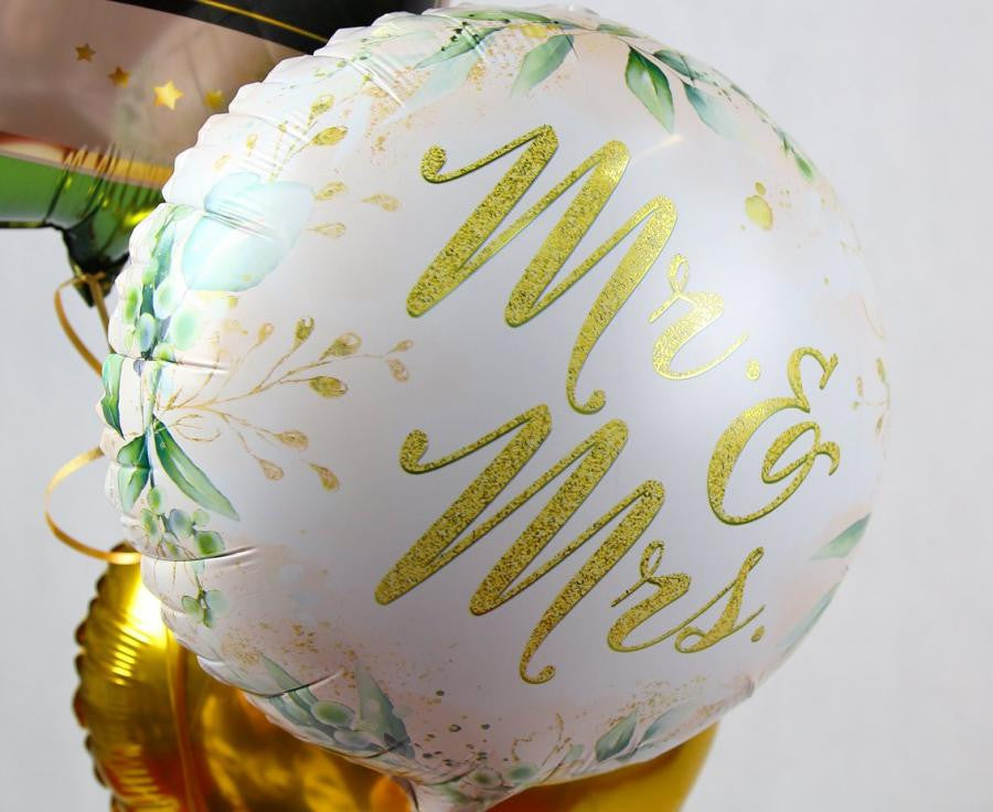 Kāzu sveiciens, folijas balons, 36 cm