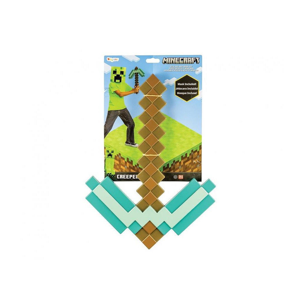 Minecraft cirtņa un maskas komplekts