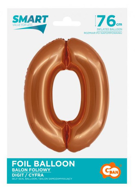 Folijas balons "Cipars Vara krāsā", 76 cm