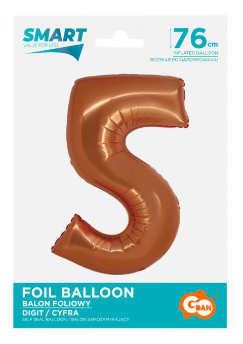Folijas balons "Cipars Vara krāsā", 76 cm