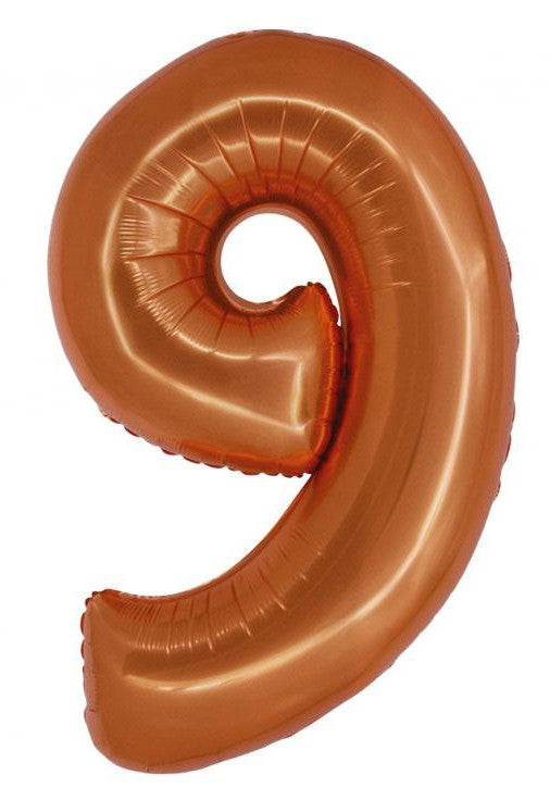Folijas balons "Cipars vara krāsā", 76 cm