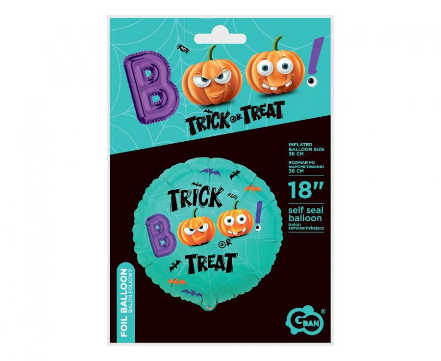 Folijas balons "Halloween Boo", 36 cm
