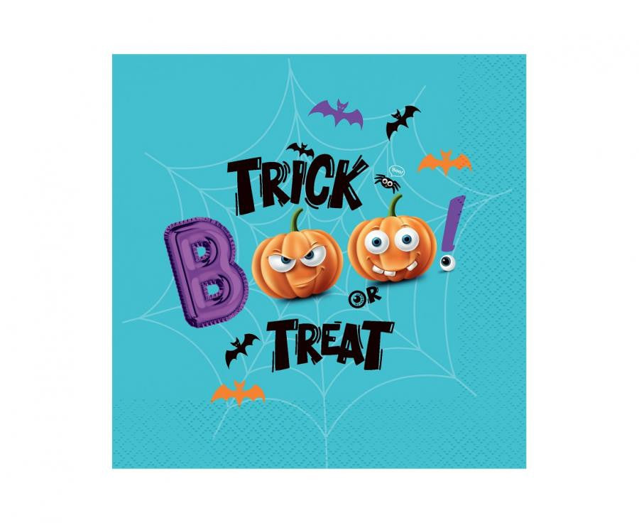 Salvetes "Halloween Boo", 20 gab. iepakojumā, 33x33 cm