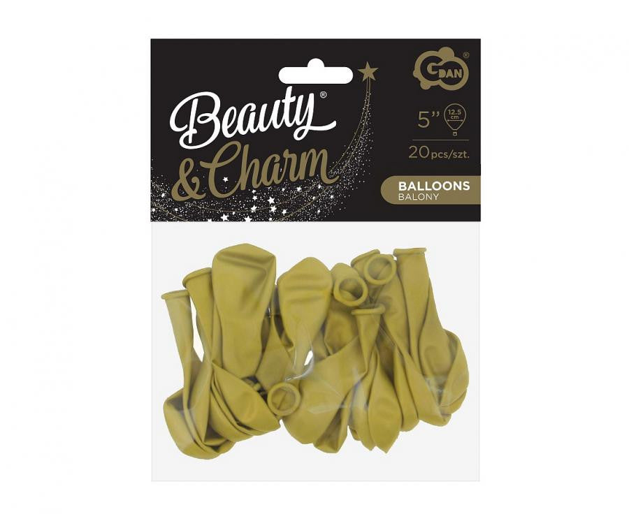 Krāsaini pasteļtoņu olīvzaļi baloni, 20 gab. 5 collas (12,5 cm)