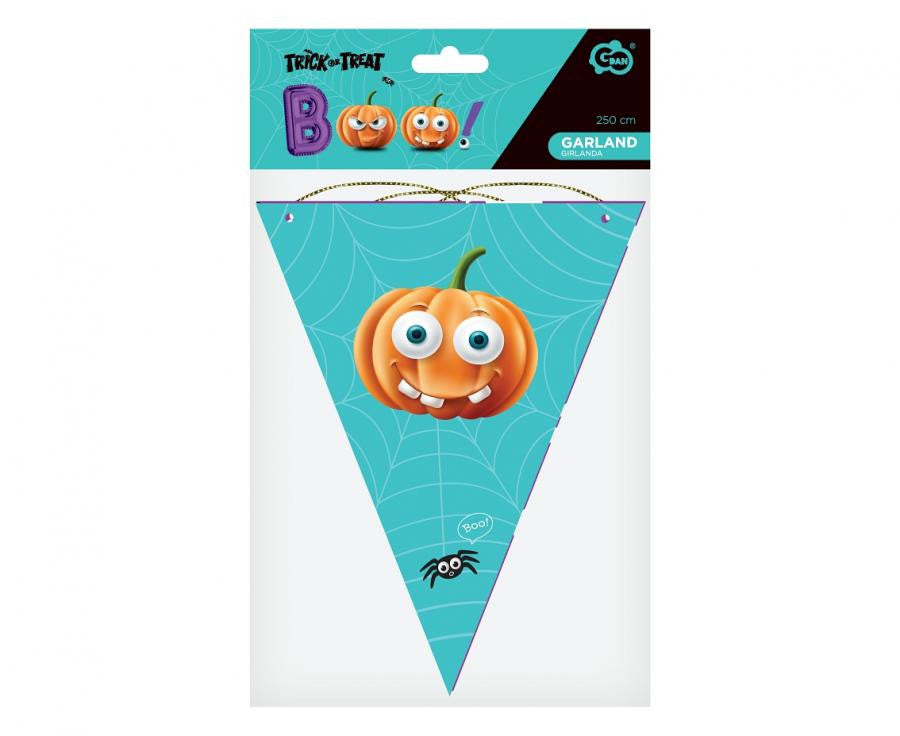 Helovīna Boo baneru vītne 250 cm