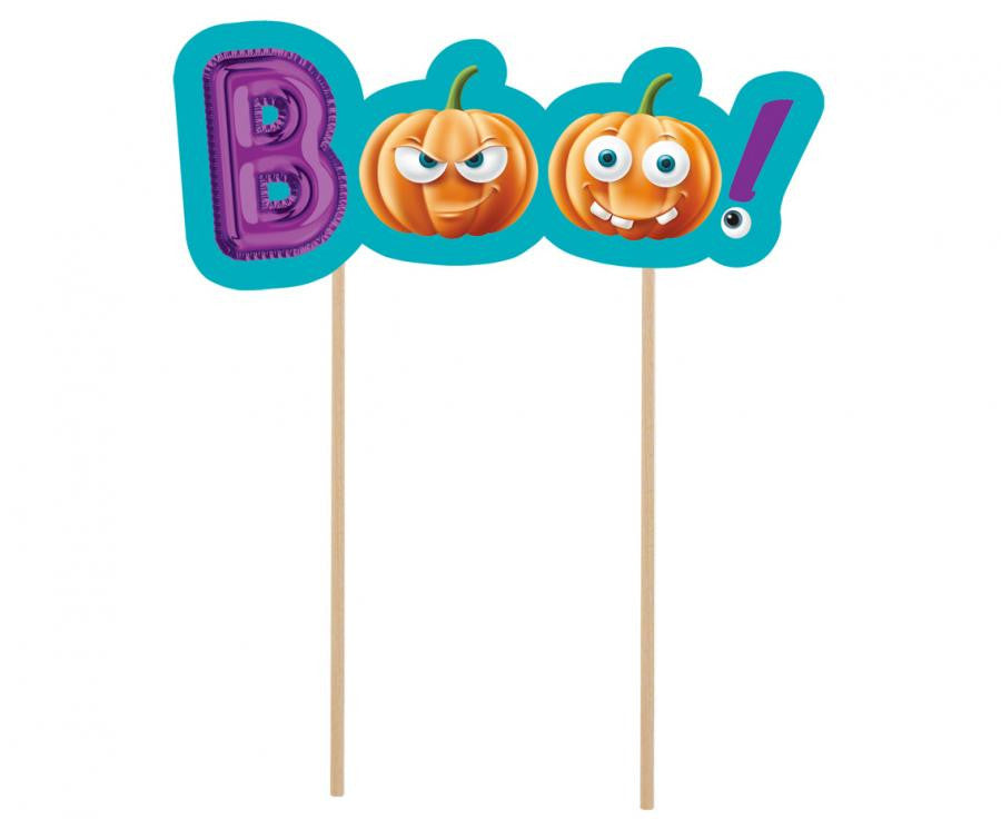 Helovīna Boo kūkas dekors 18 cm