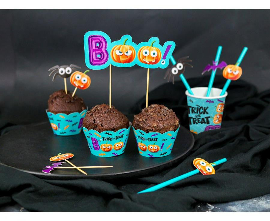 Helovīna Boo kūkas dekors 18 cm