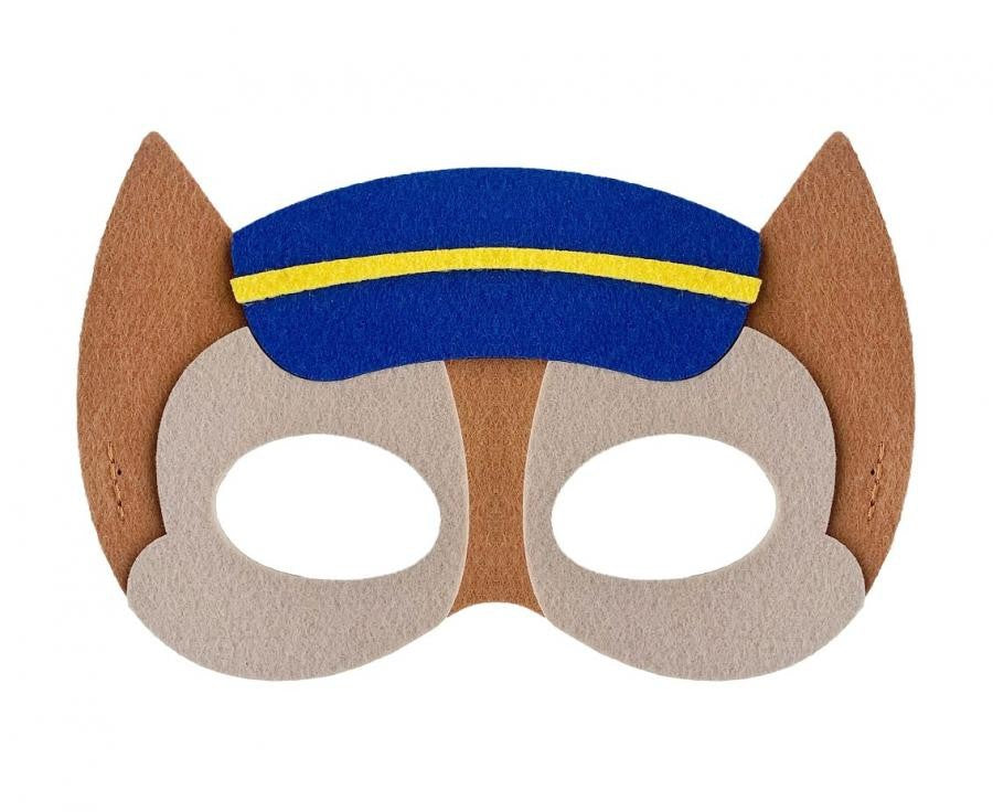Dzīvnieku suņu brigādes policijas suņu filca maska 18 cm