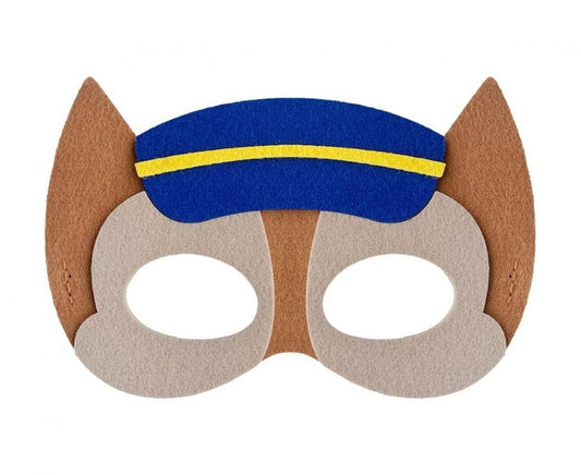 Dzīvnieku suņu brigādes policijas suņu filca maska 18 cm