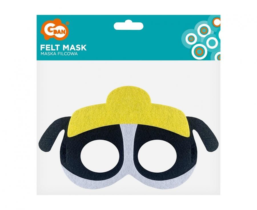 Animals Dog Brigade suņu filca maska 18 cm