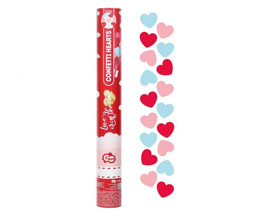Mīlestība Mīlestība ir gaisā konfeti lielgabals 40 cm