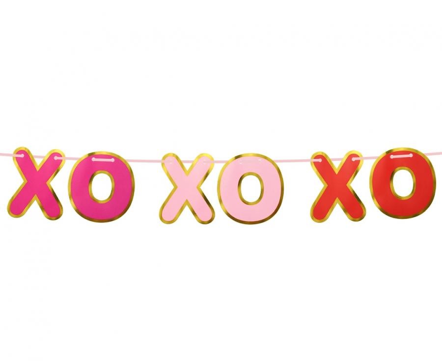 Mīlestība XOXO Sarkana XOXO zīme 200 cm