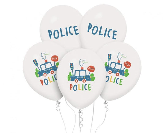 Policijas pīkstiena baloni, 5 gab. 12 collas (30 cm)