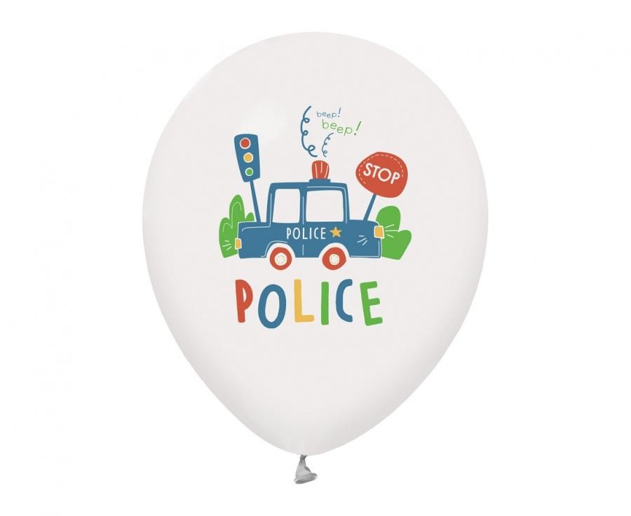 Policijas pīkstiena baloni, 5 gab. 12 collas (30 cm)