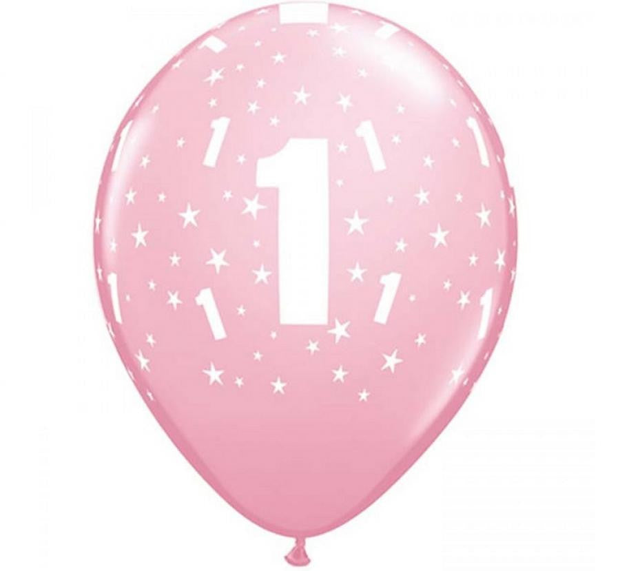 Daudz laimes dzimšanas dienā pasteļrozā baloni, 6 gab. 11 collas (28 cm)