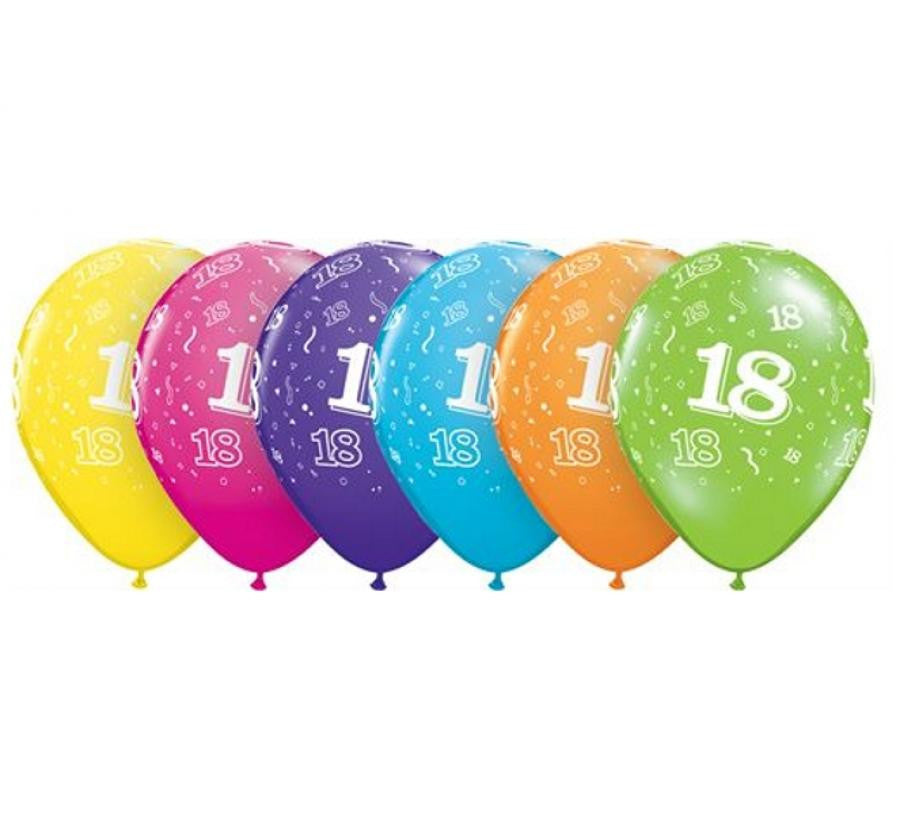 Daudz laimes dzimšanas dienā pasteļtoņu mikss krāsains dzimšanas dienas balons, 18 gab., 11 collas (28 cm)