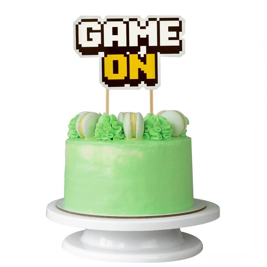 Gamer Game On rotaļu kūkas dekors 14,5 cm