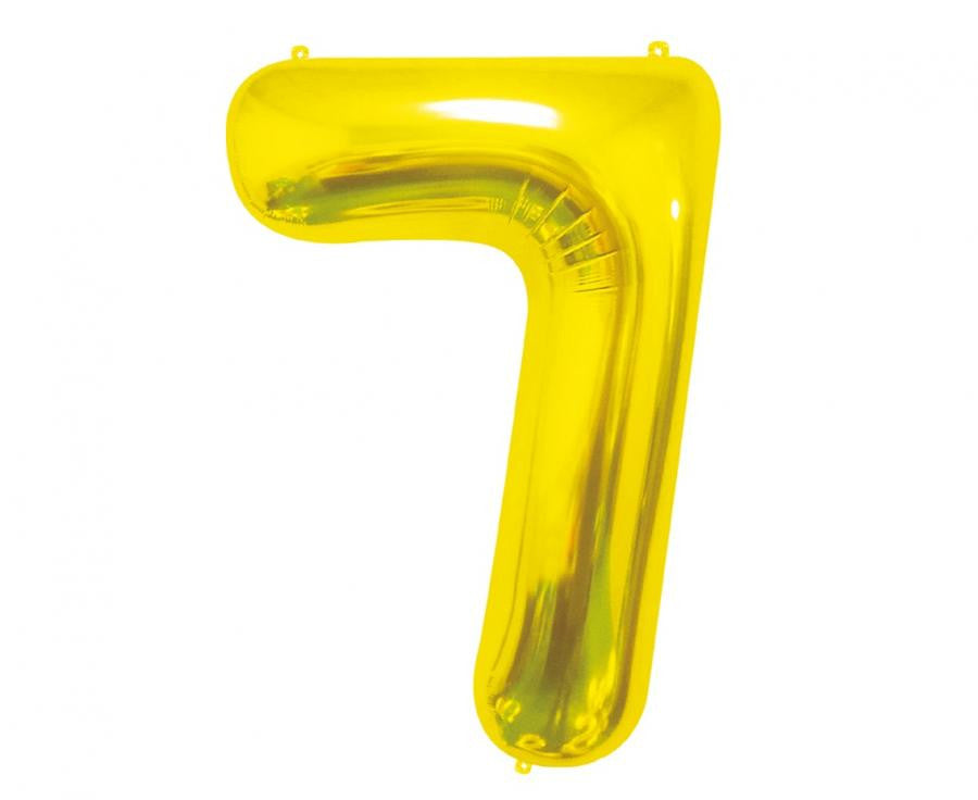 Folijas balons "Cipars Zeltains", 7 formas, 85 cm