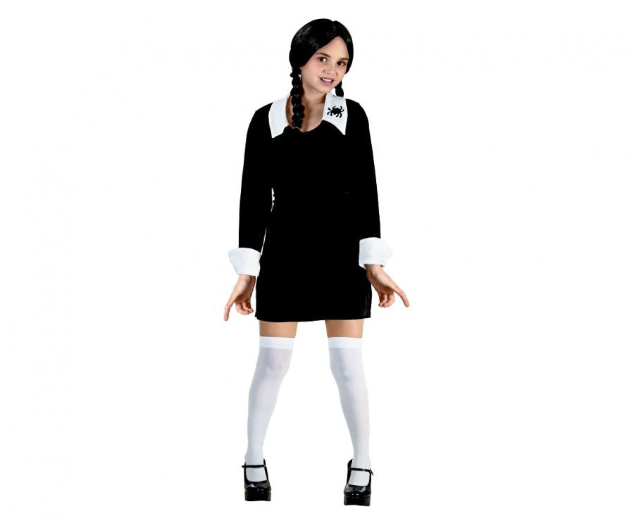 Helovīna gotiskā skolniece, skolnieces kostīms 130/140 cm