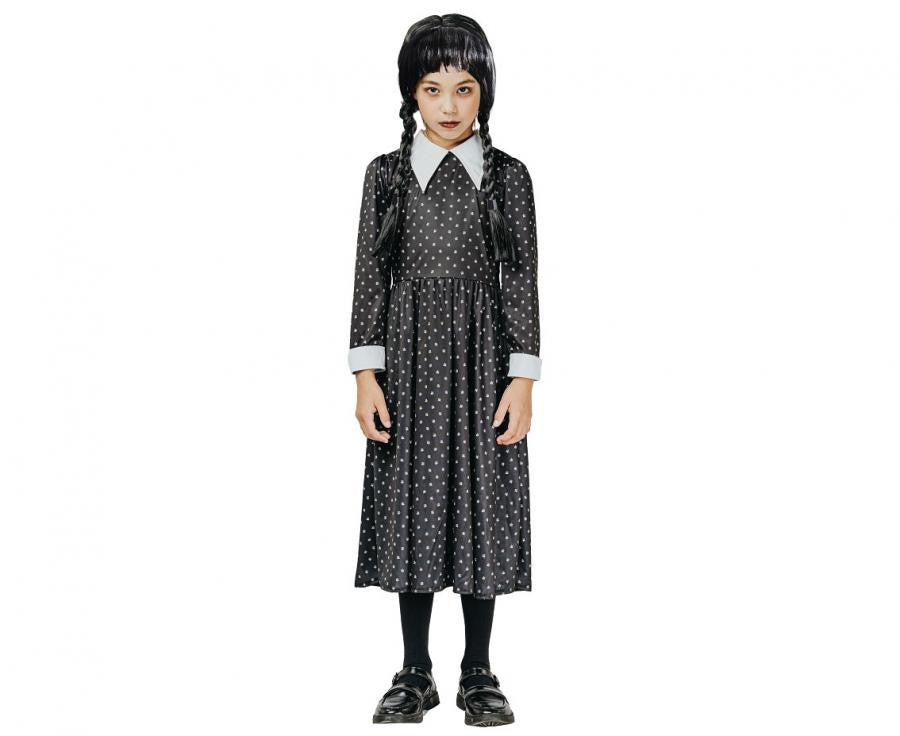 Helovīna gotiskā skolniece, skolnieces kostīms 120/130 cm