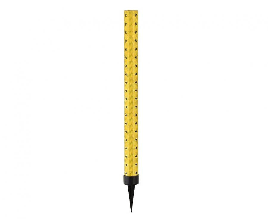 Daudz laimes dzimšanas dienā zelta kūkas dzirkstošā svece 18 cm 1 gab.