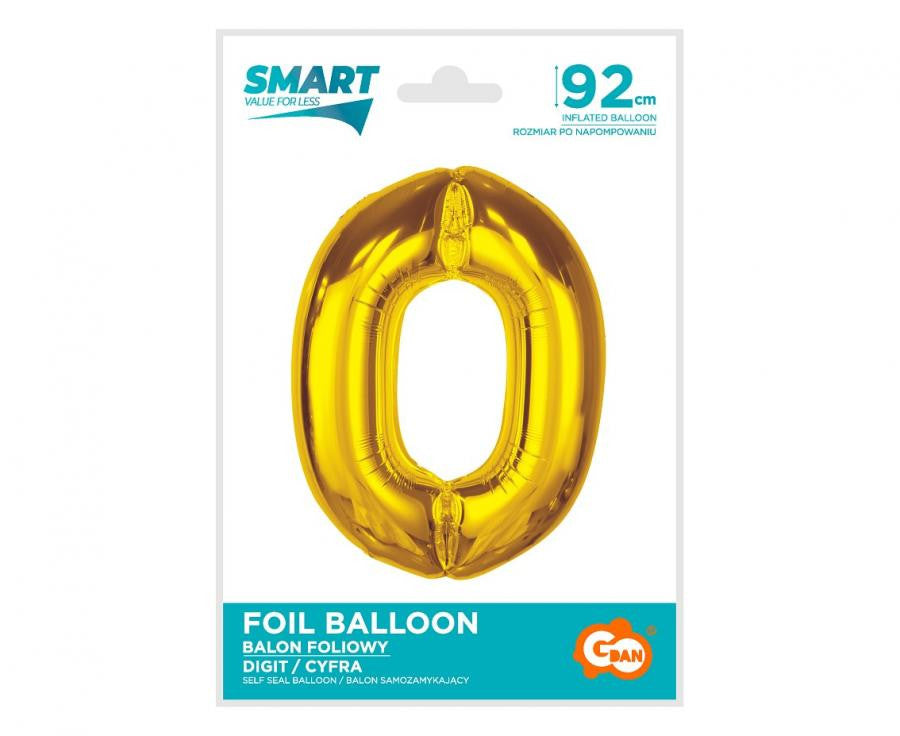 Folijas balons "Cipars Zelts" 92 cm