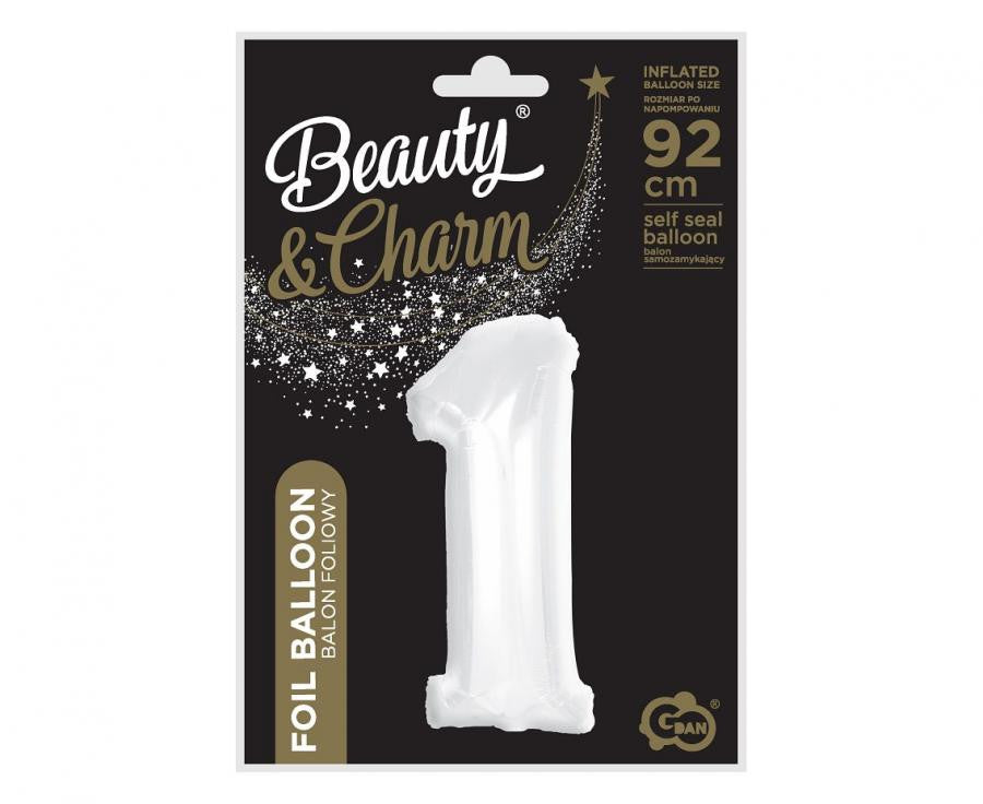 Folijas balons "Cipars B&C" (92 cm)