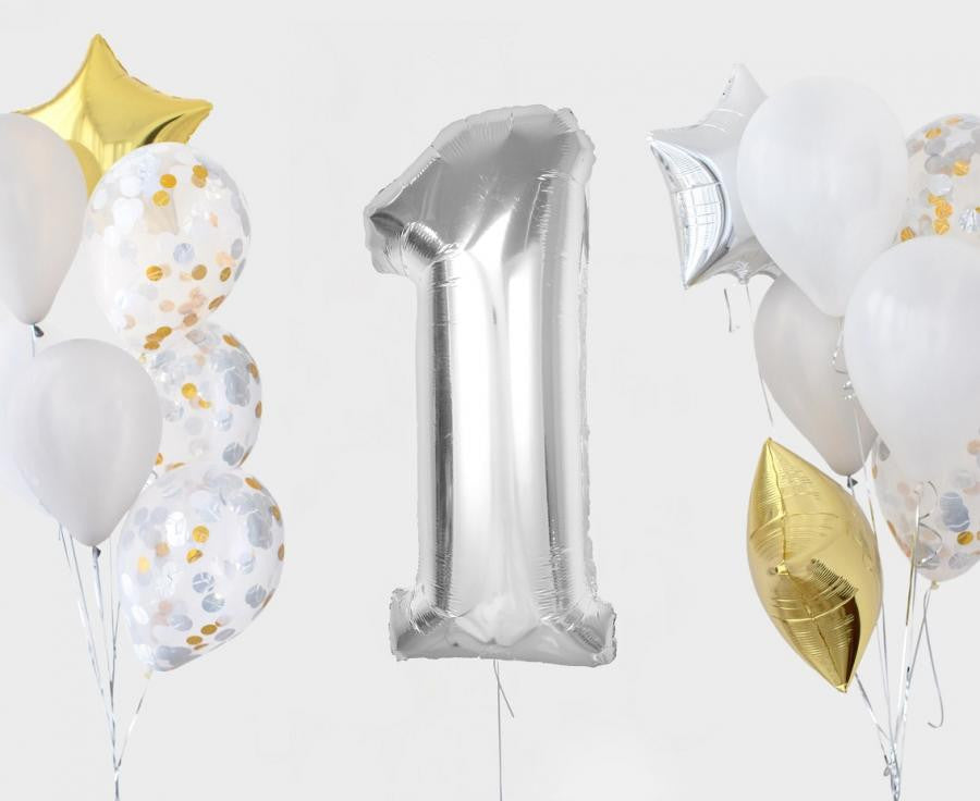 Folijas balons "Cipars 1", 92 cm