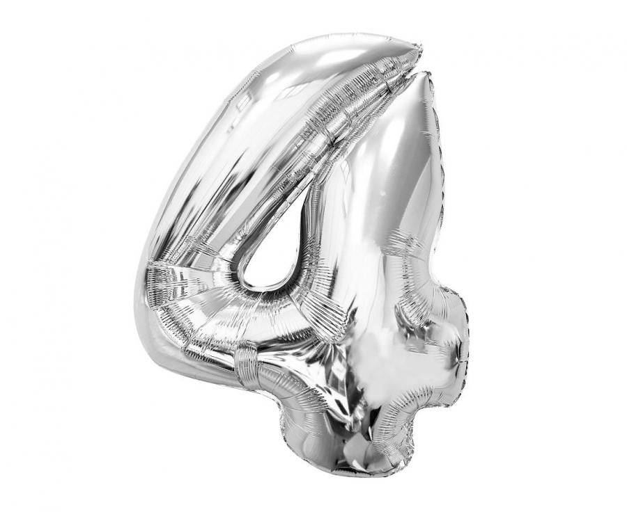 Folijas balons "Cipars 4", 92 cm