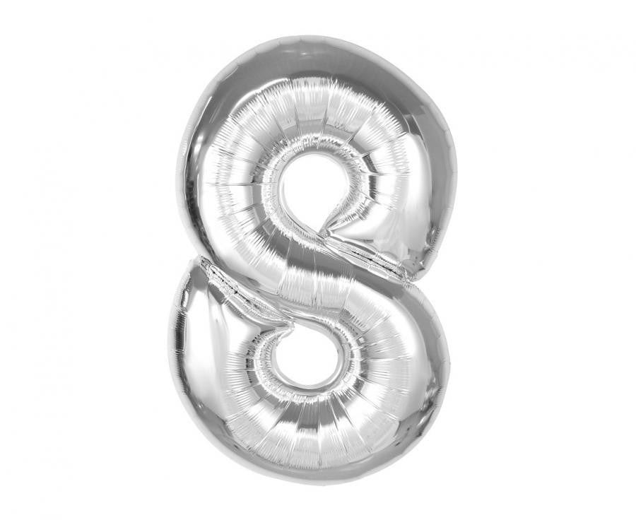 Folijas balons "Cipars 8", 92 cm
