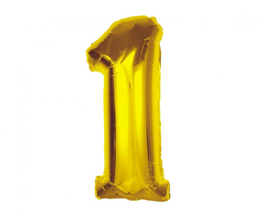 Folijas balons "Cipars 1", 92 cm