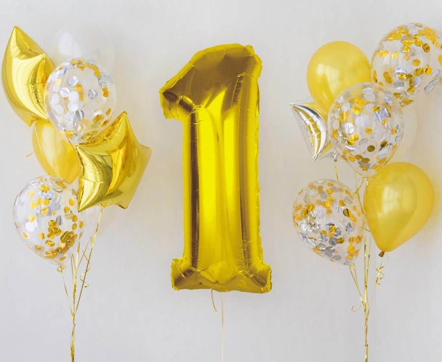 Folijas balons "Cipars 1", 92 cm