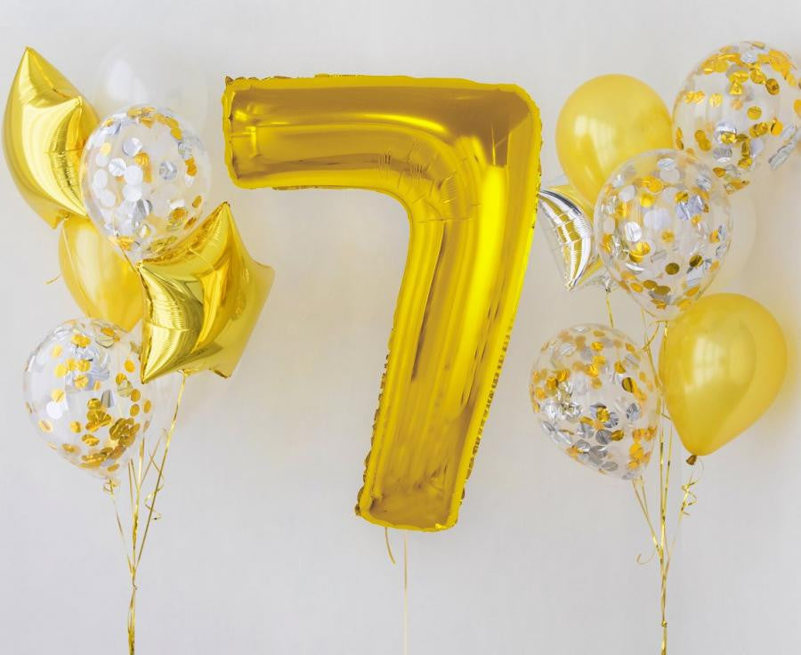 Folijas balons "Cipars 7", 92 cm