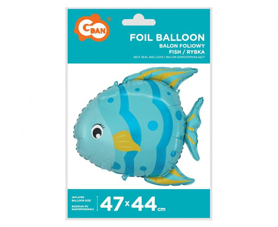 Folijas balons "Zivs" 47 cm