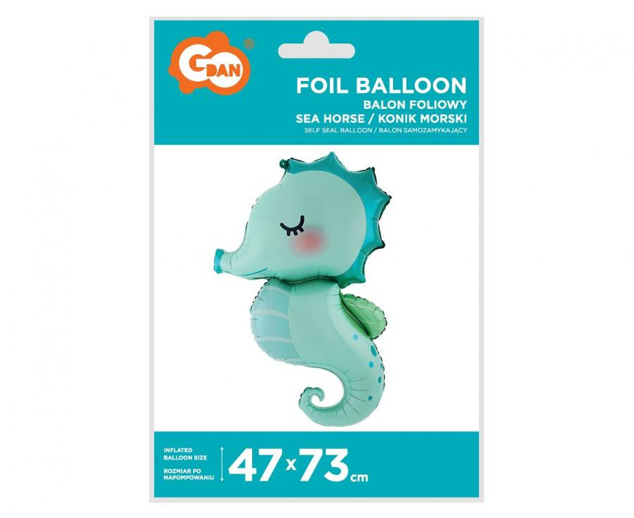Folijas balons "Zivs Jūras Zirgs" 73 cm